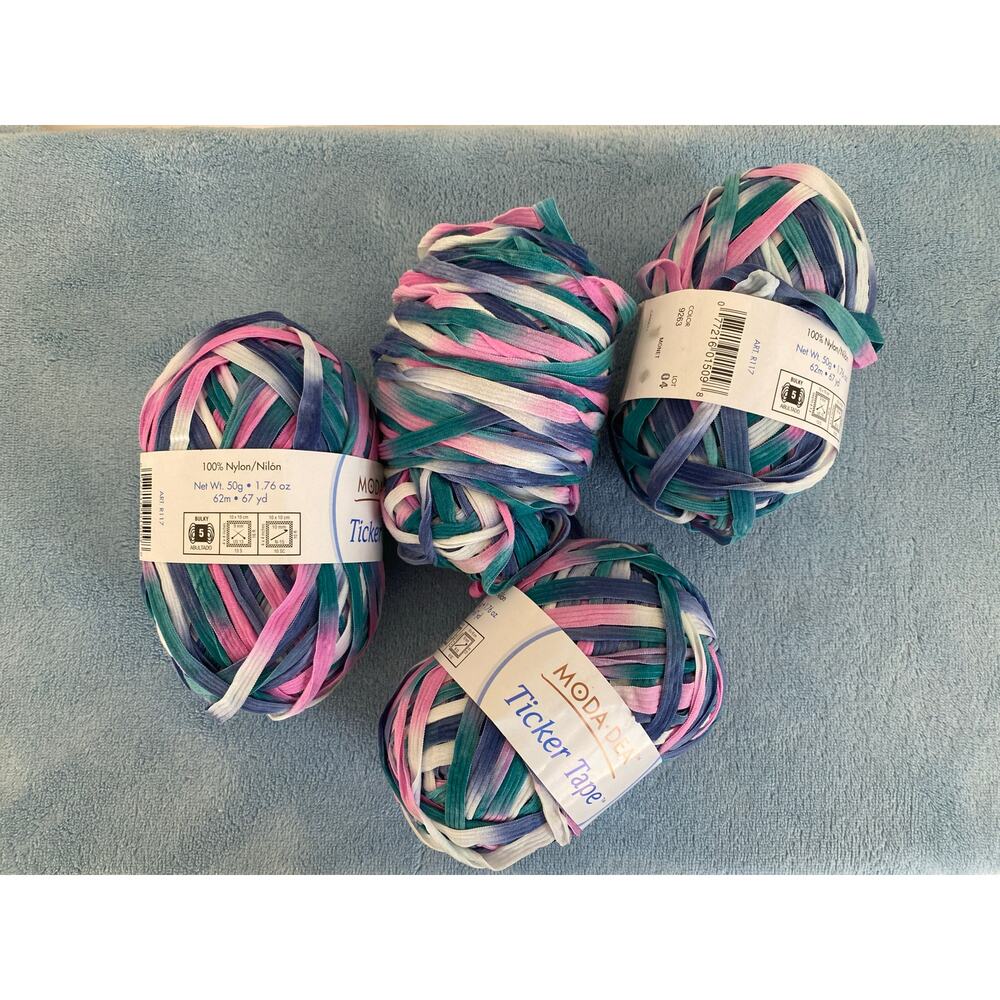 Ticker Tape Yarn from Moda Dea, Monet